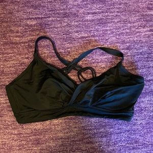 Title nine bikini top, black, size 36DDD